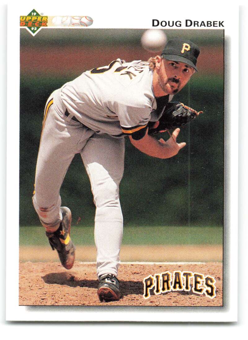 1992 Upper Deck #221 Doug Drabek  Pittsburgh Pirates  Image 1