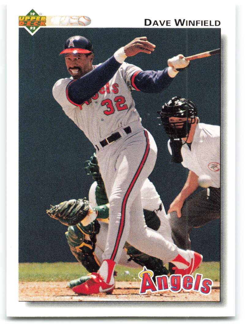 1992 Upper Deck #222 Dave Winfield  California Angels  Image 1