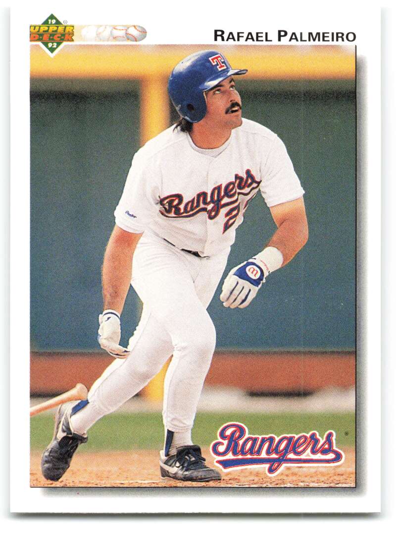 1992 Upper Deck #223 Rafael Palmeiro  Texas Rangers  Image 1