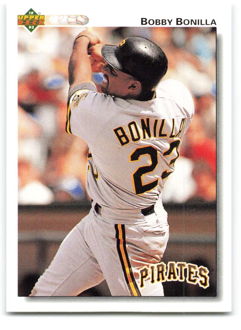 1992 Upper Deck #225 Bobby Bonilla  Pittsburgh Pirates  Image 1