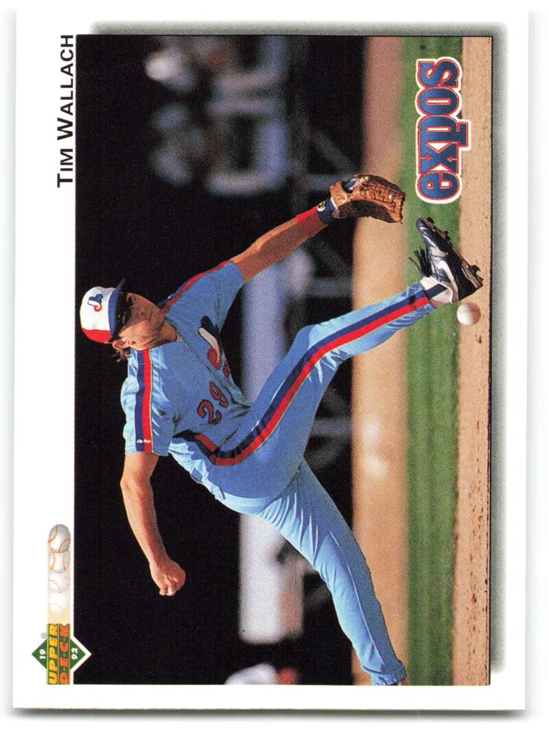 1992 Upper Deck #228 Tim Wallach  Montreal Expos  Image 1