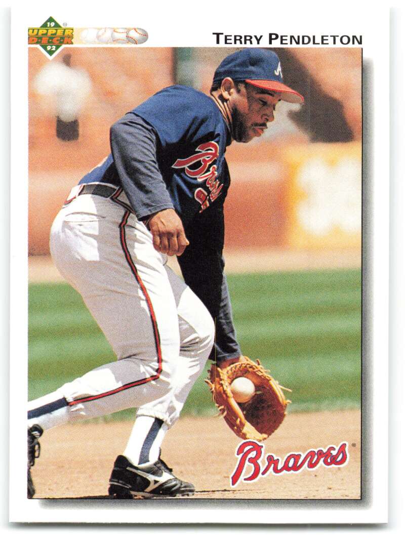 1992 Upper Deck #229 Terry Pendleton  Atlanta Braves  Image 1
