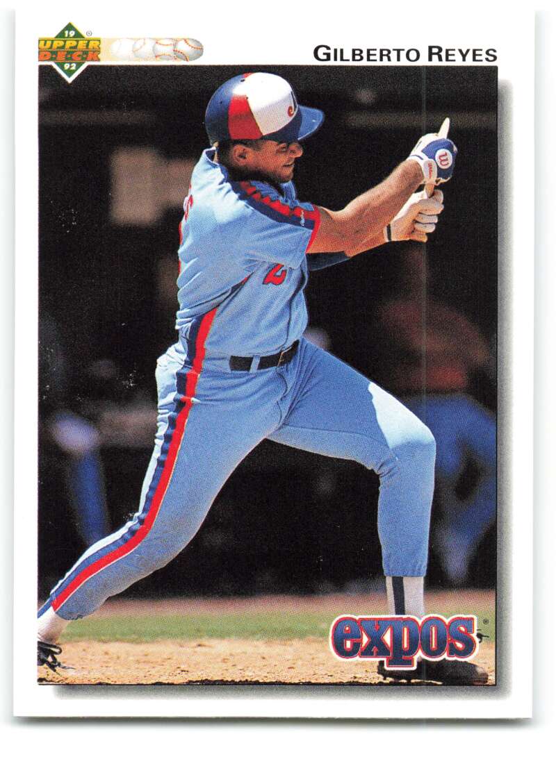1992 Upper Deck #230 Gilberto Reyes  Montreal Expos  Image 1