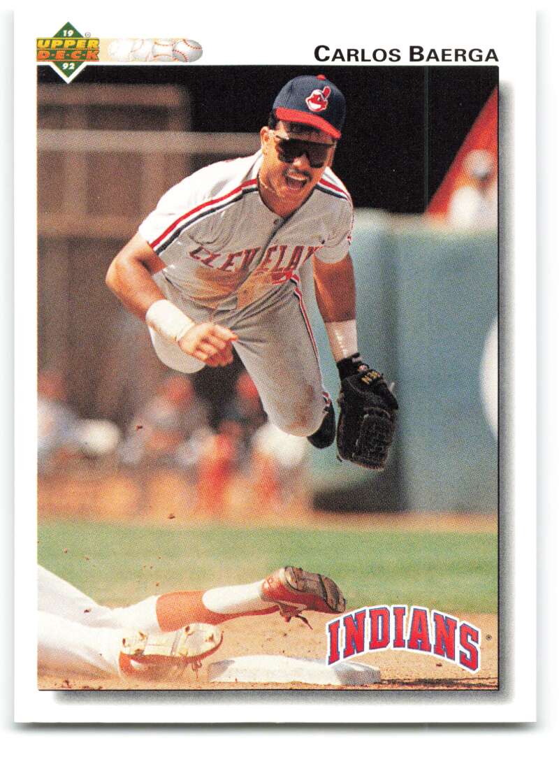 1992 Upper Deck #231 Carlos Baerga  Cleveland Indians  Image 1