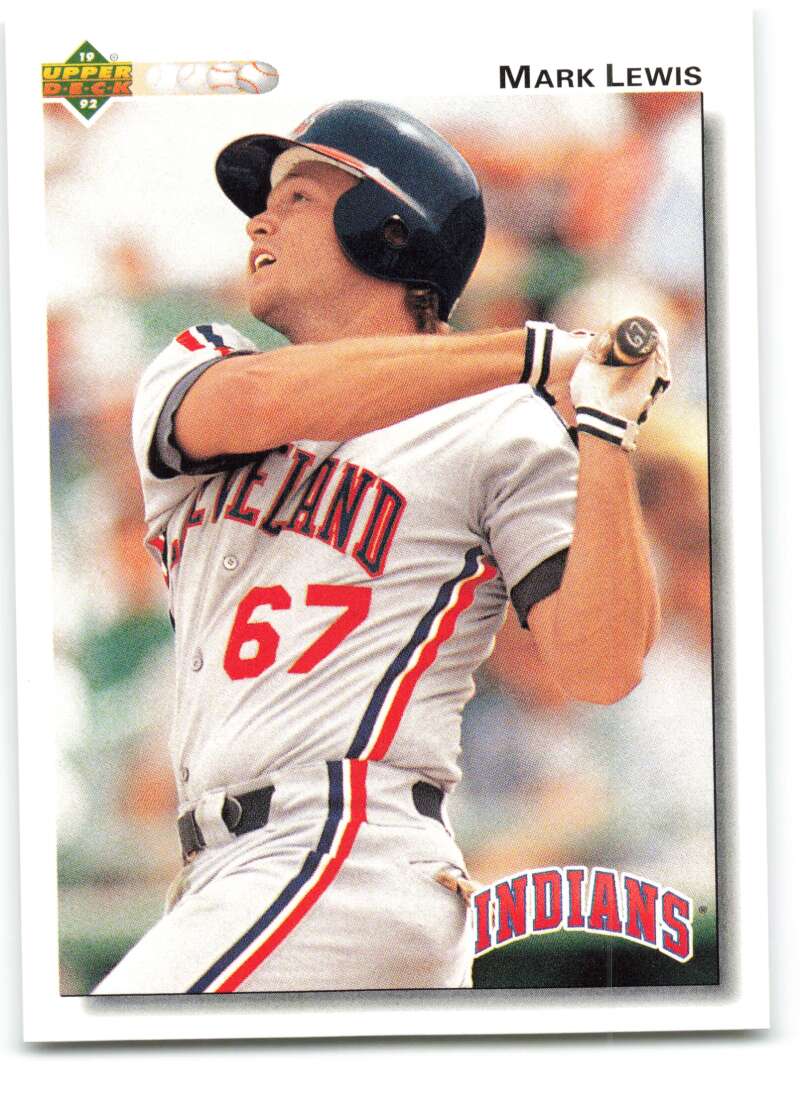 1992 Upper Deck #235 Mark Lewis  Cleveland Indians  Image 1