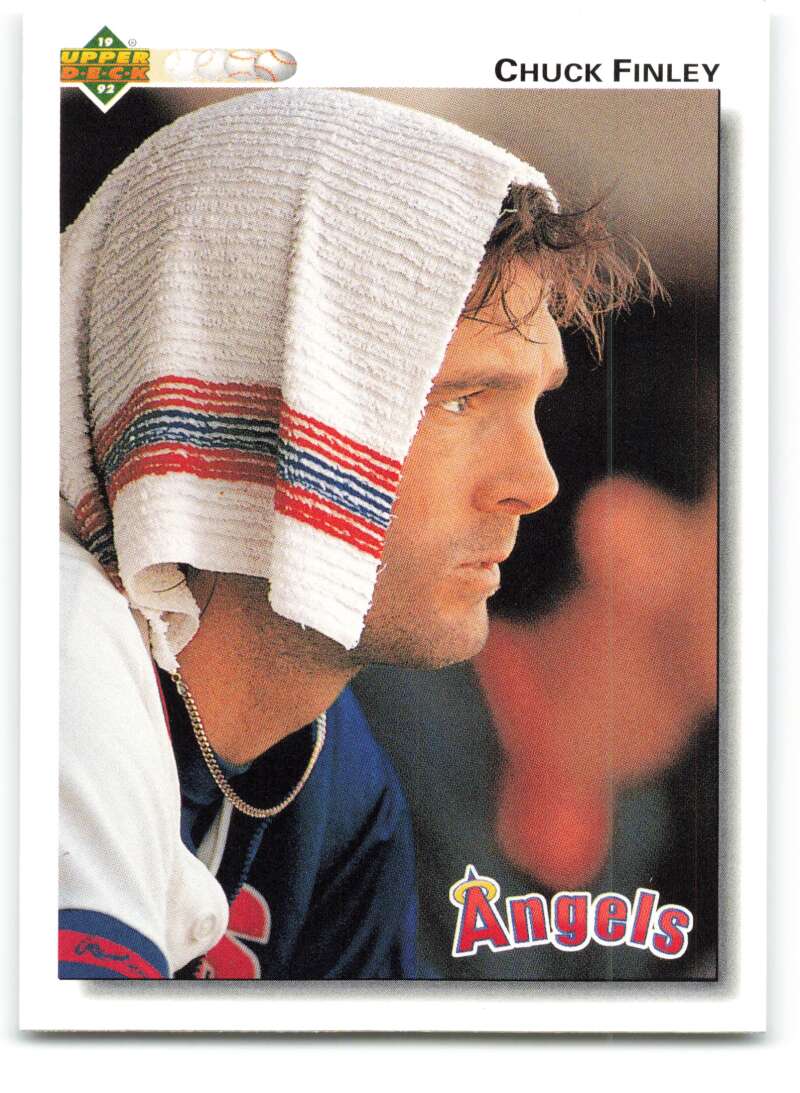 1992 Upper Deck #244 Chuck Finley  California Angels  Image 1