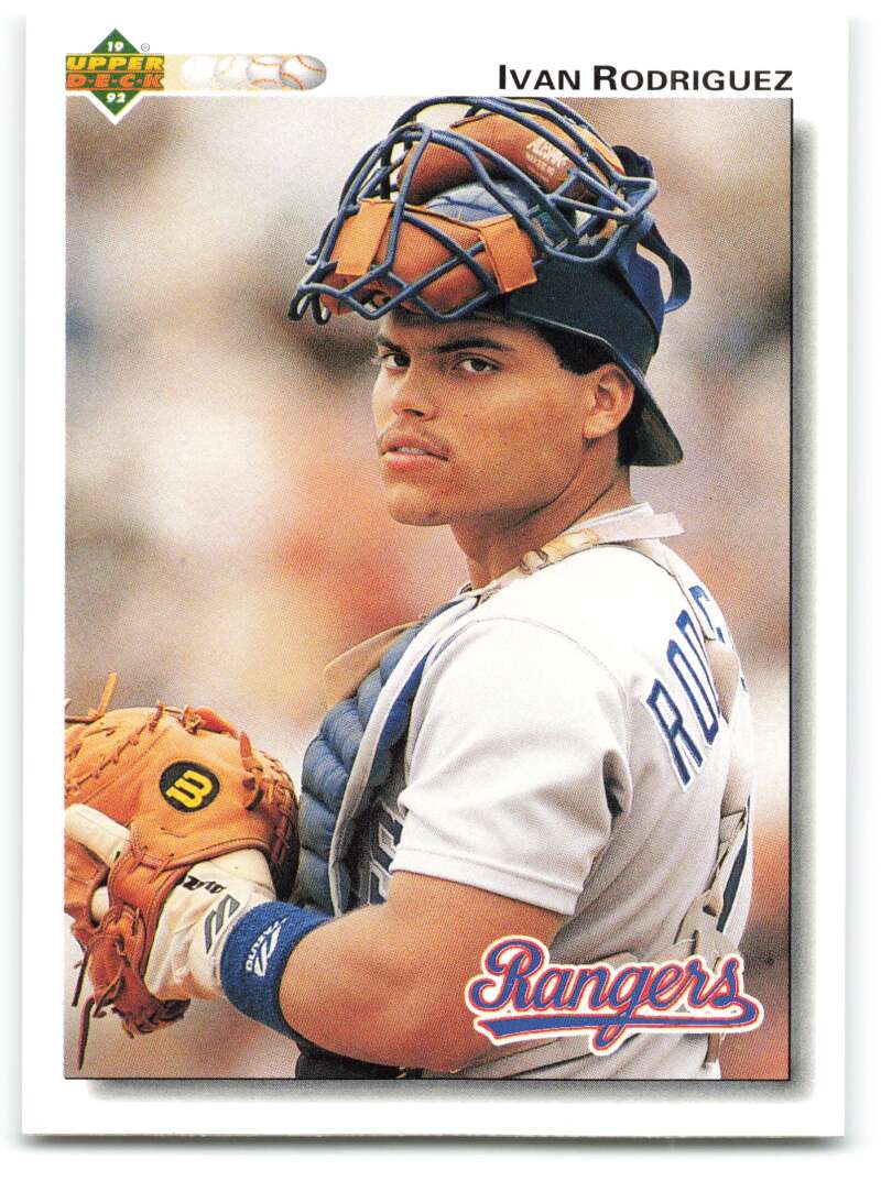 1992 Upper Deck #245 Ivan Rodriguez  Texas Rangers  Image 1
