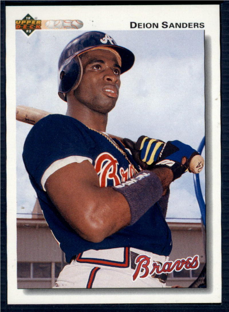 1992 Upper Deck #247 Deion Sanders  Atlanta Braves  Image 1
