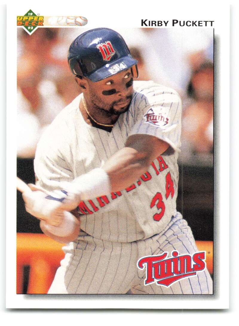 1992 Upper Deck #254 Kirby Puckett  Minnesota Twins  Image 1