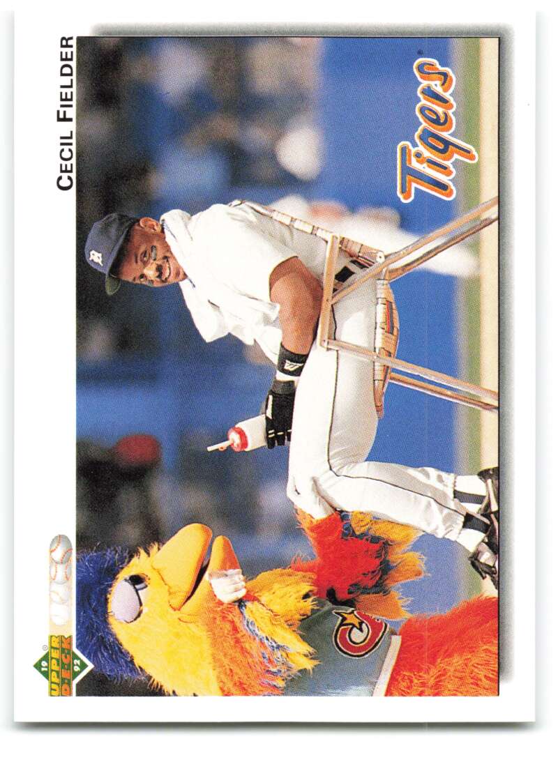 1992 Upper Deck #255 Cecil Fielder  Detroit Tigers  Image 1