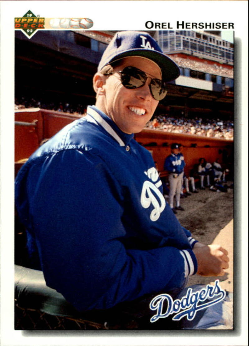 1992 Upper Deck #261 Orel Hershiser  Los Angeles Dodgers  Image 1
