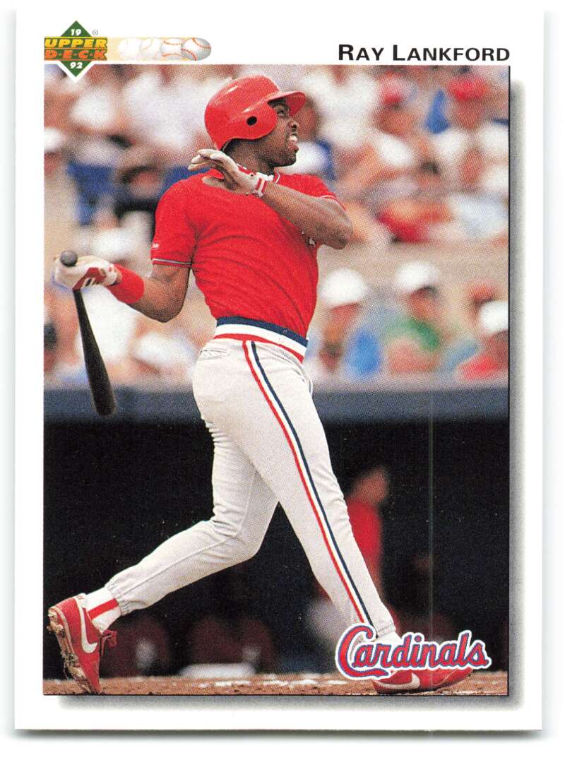 1992 Upper Deck #262 Ray Lankford  St. Louis Cardinals  Image 1