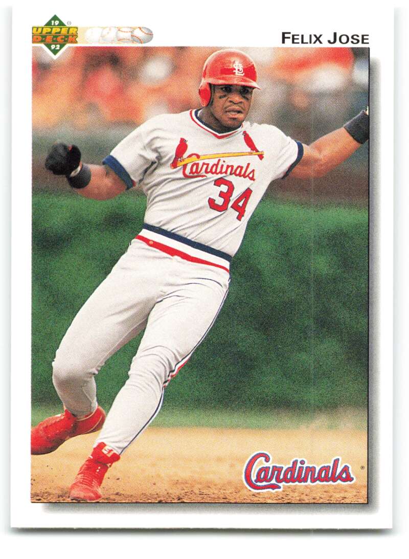 1992 Upper Deck #264 Felix Jose  St. Louis Cardinals  Image 1