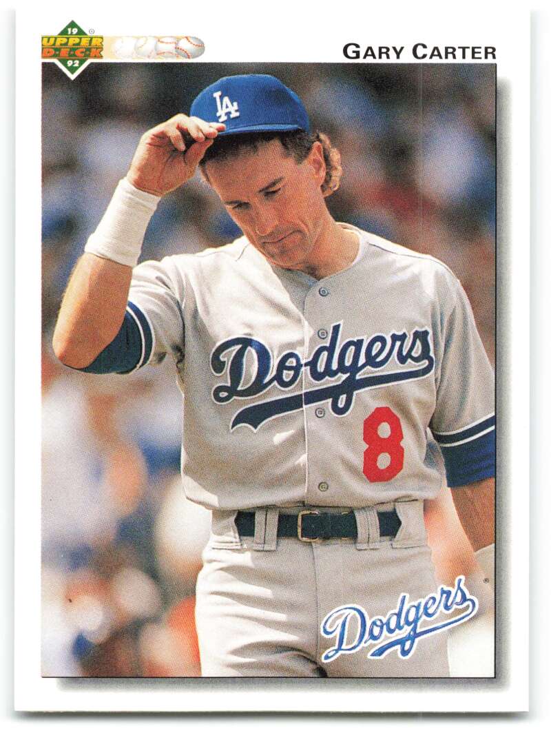 1992 Upper Deck #267 Gary Carter  Los Angeles Dodgers  Image 1