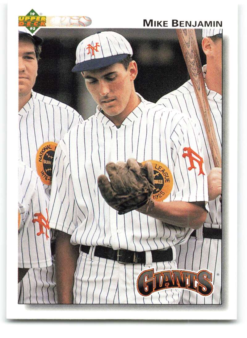 1992 Upper Deck #268 Mike Benjamin  San Francisco Giants  Image 1