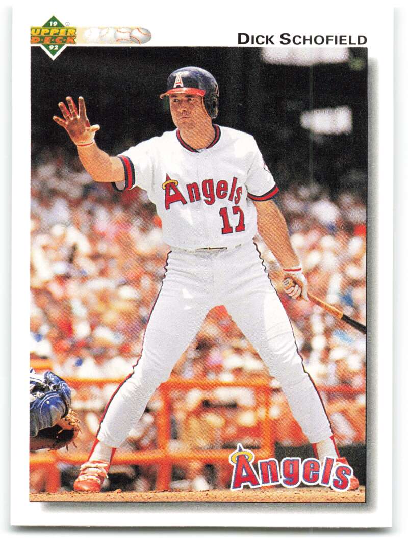 1992 Upper Deck #269 Dick Schofield  California Angels  Image 1
