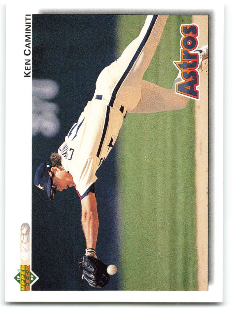 1992 Upper Deck #279 Ken Caminiti  Houston Astros  Image 1