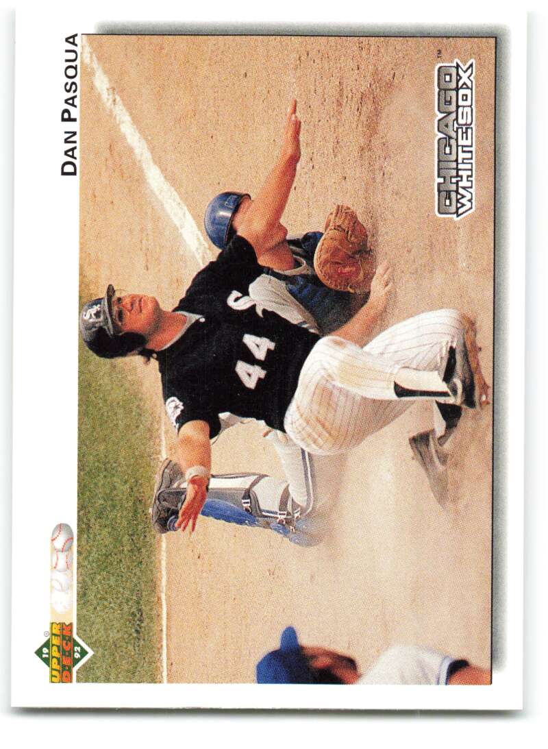 1992 Upper Deck #281 Dan Pasqua  Chicago White Sox  Image 1