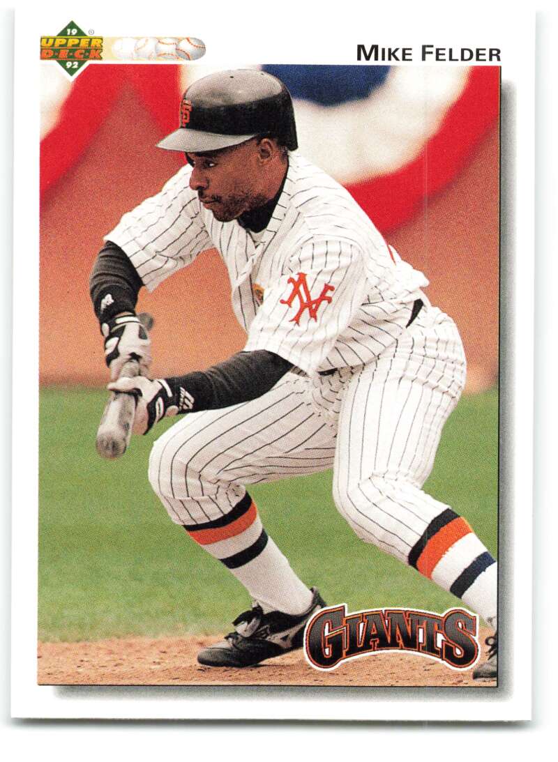 1992 Upper Deck #288 Mike Felder  San Francisco Giants  Image 1