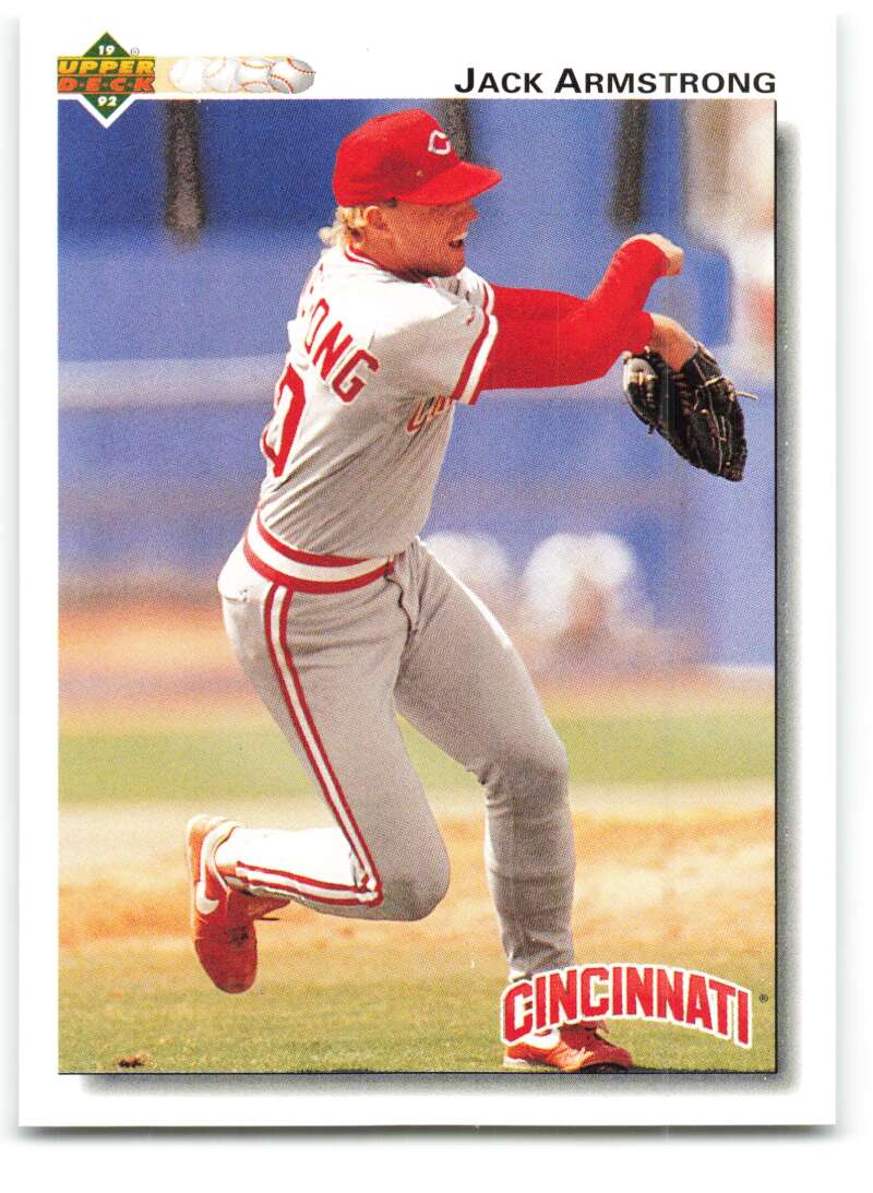 1992 Upper Deck #296 Jack Armstrong  Cincinnati Reds  Image 1