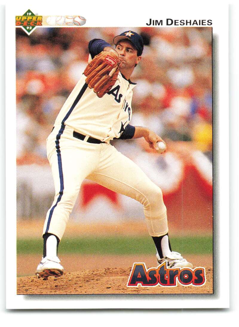 1992 Upper Deck #297 Jim Deshaies  Houston Astros  Image 1