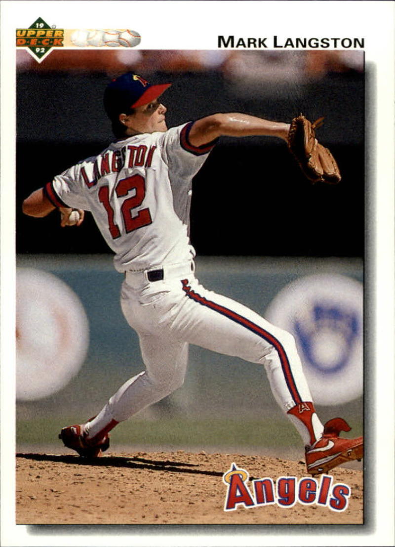 1992 Upper Deck #305 Mark Langston  California Angels  Image 1
