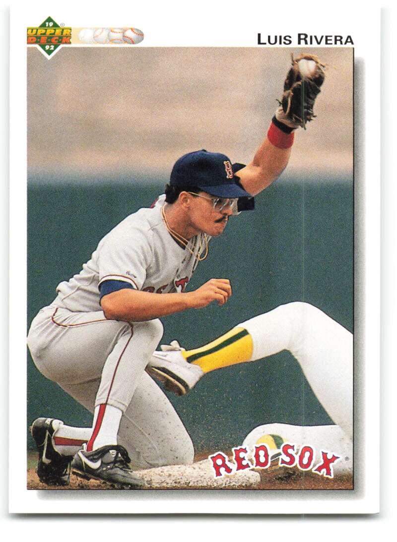 1992 Upper Deck #308 Luis Rivera  Boston Red Sox  Image 1