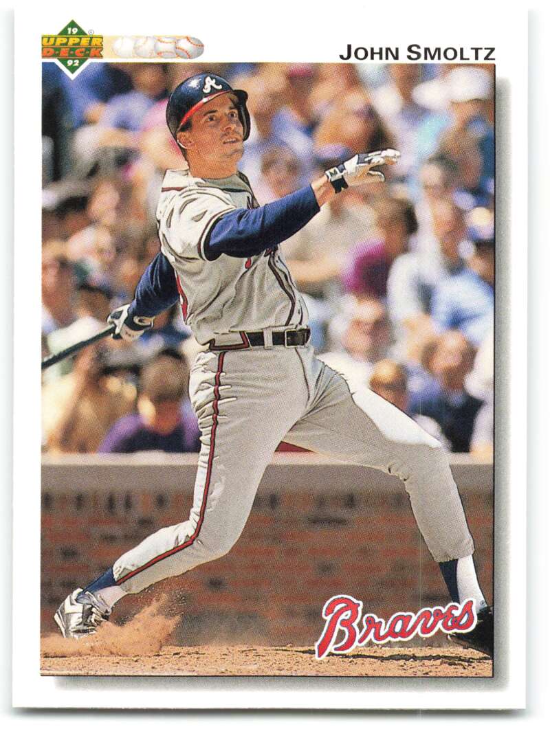 1992 Upper Deck #322 John Smoltz  Atlanta Braves  Image 1