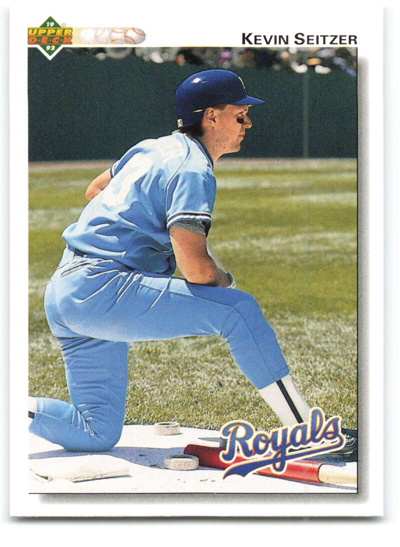 1992 Upper Deck #327 Kevin Seitzer  Kansas City Royals  Image 1