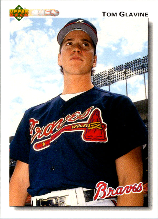 1992 Upper Deck #342 Tom Glavine  Atlanta Braves  Image 1