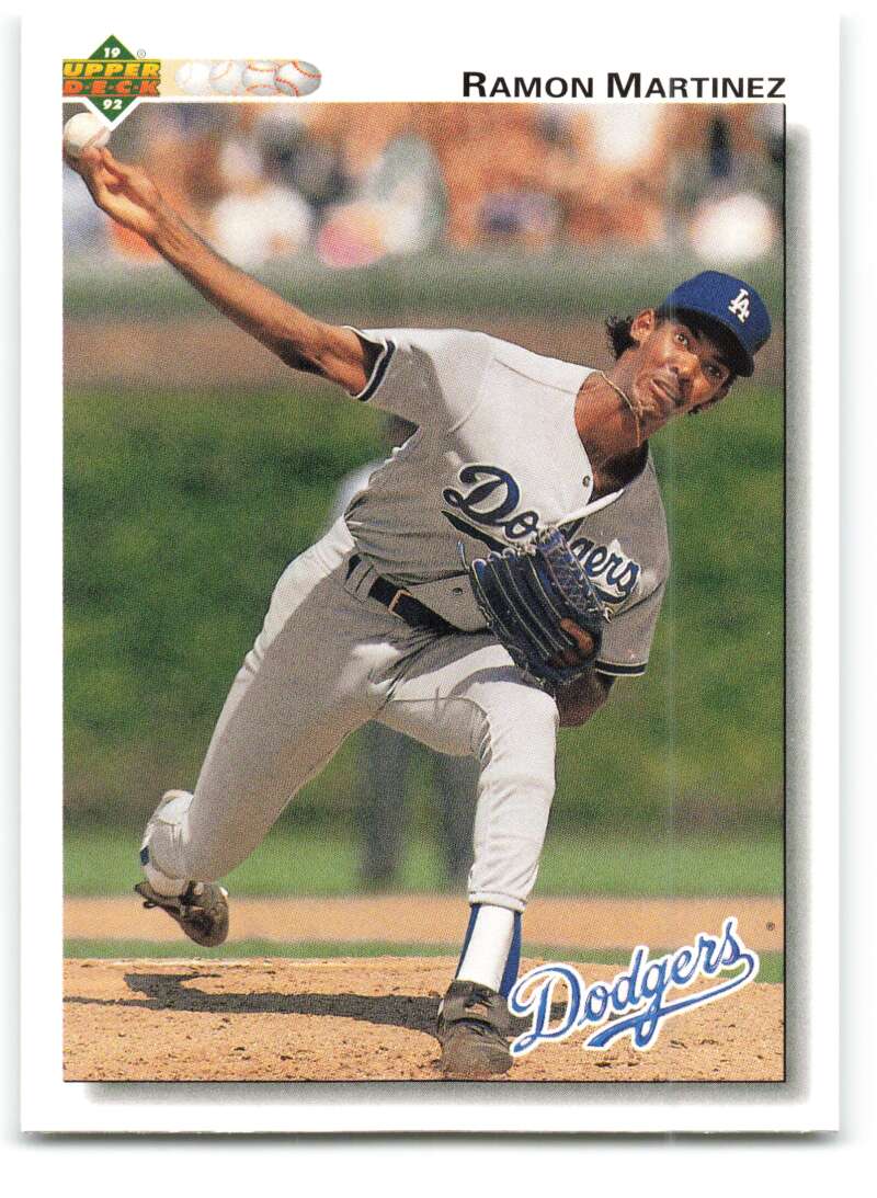 1992 Upper Deck #346 Ramon Martinez  Los Angeles Dodgers  Image 1