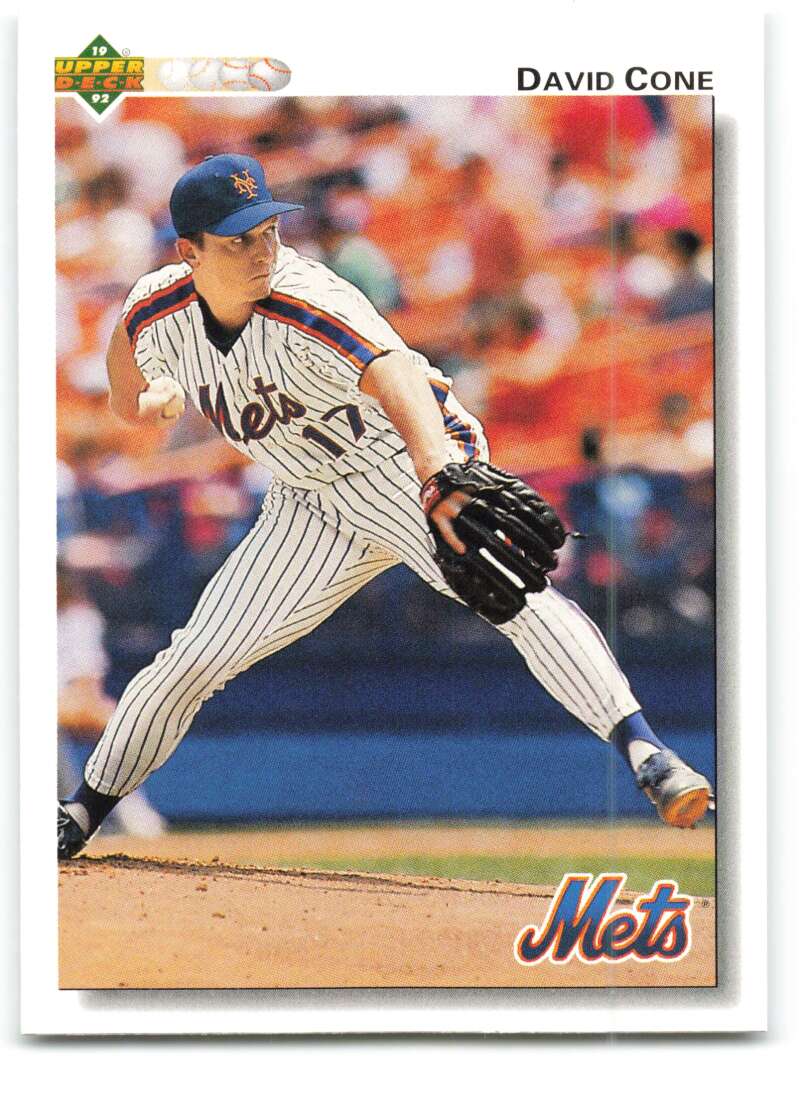 1992 Upper Deck #364 David Cone  New York Mets  Image 1