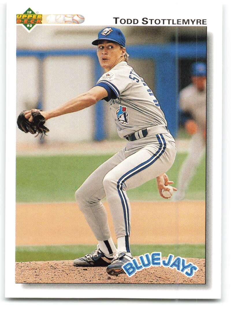 1992 Upper Deck #371 Todd Stottlemyre  Toronto Blue Jays  Image 1