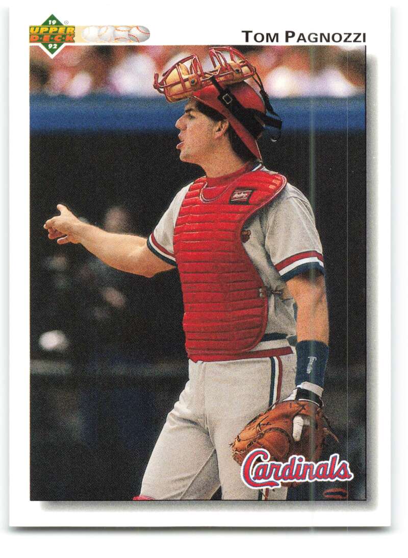 1992 Upper Deck #379 Tom Pagnozzi  St. Louis Cardinals  Image 1