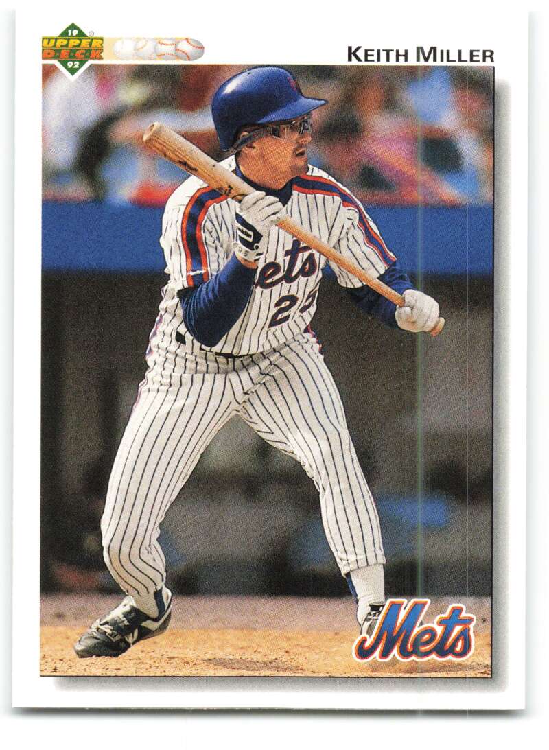 1992 Upper Deck #383 Keith Miller  New York Mets  Image 1