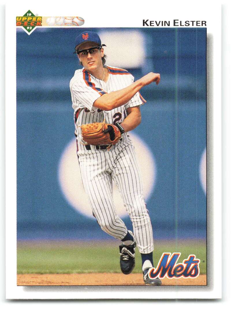 1992 Upper Deck #385 Kevin Elster  New York Mets  Image 1
