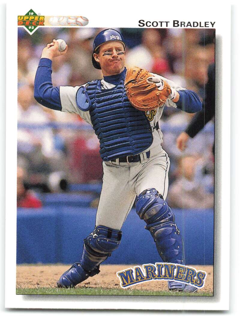 1992 Upper Deck #390 Scott Bradley  Seattle Mariners  Image 1