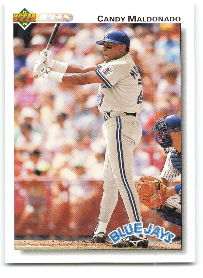 1992 Upper Deck #393 Candy Maldonado  Toronto Blue Jays  Image 1
