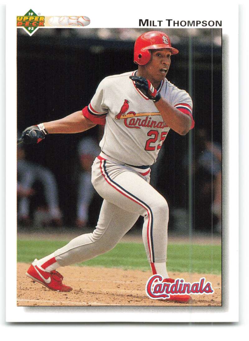 1992 Upper Deck #397 Milt Thompson  St. Louis Cardinals  Image 1