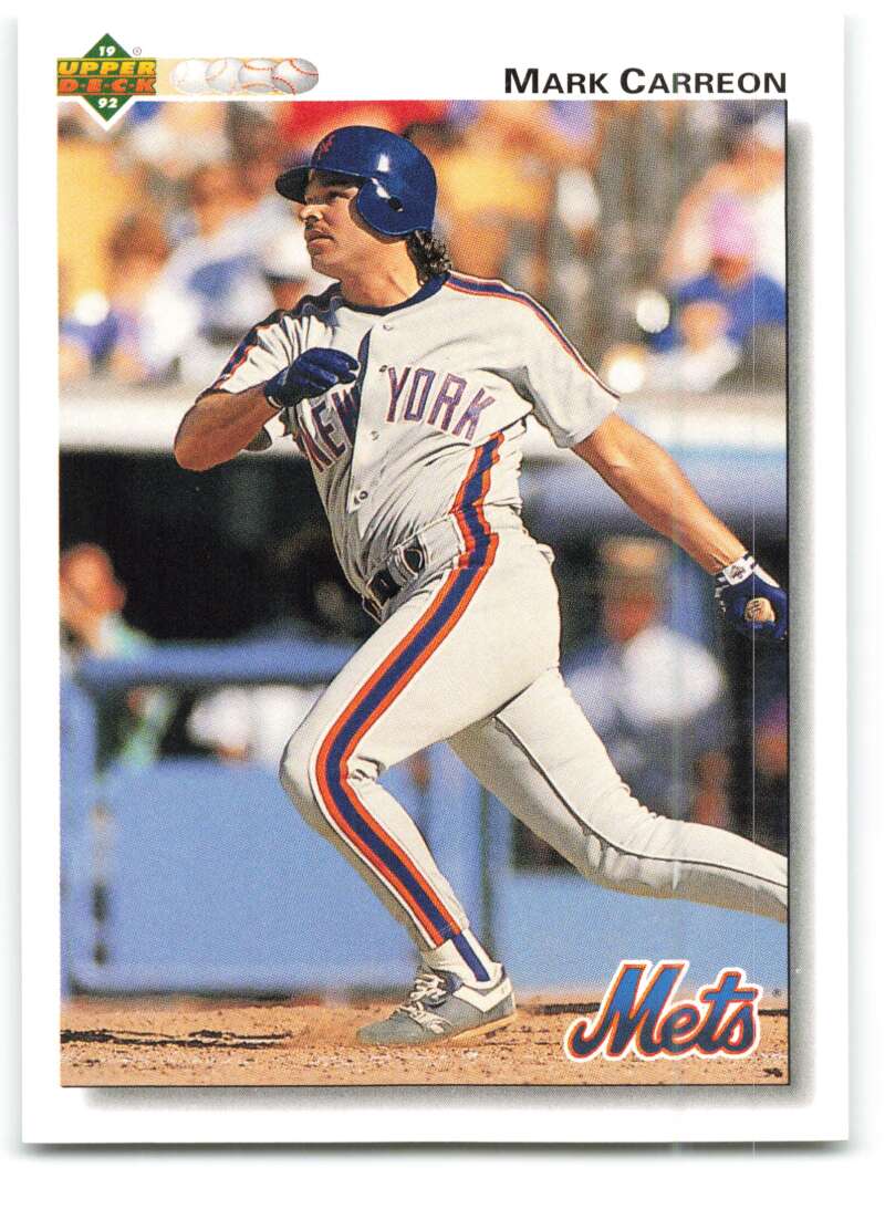 1992 Upper Deck #398 Mark Carreon  New York Mets  Image 1