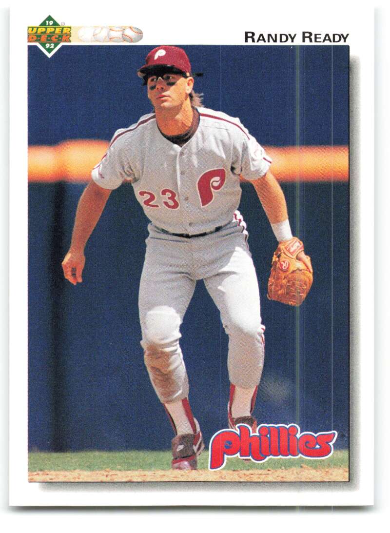 1992 Upper Deck #408 Randy Ready  Philadelphia Phillies  Image 1