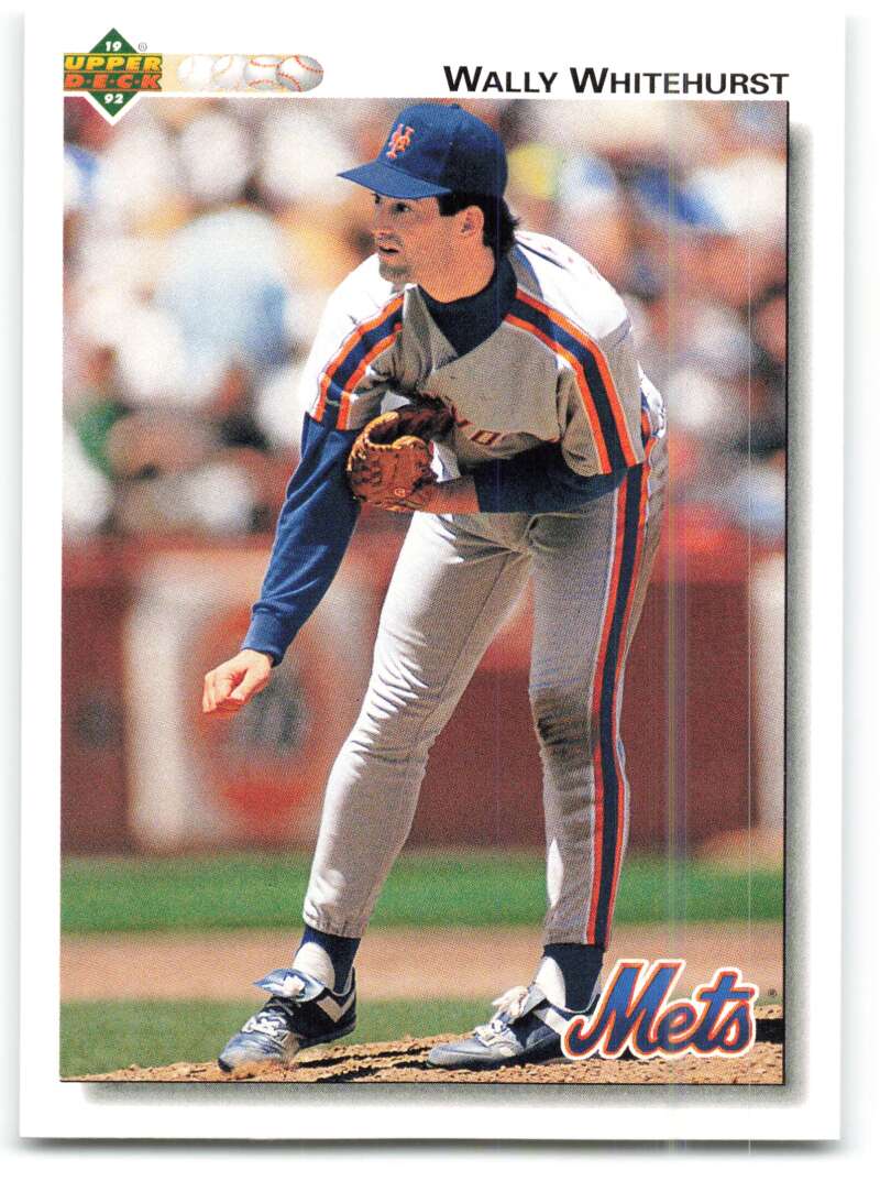 1992 Upper Deck #414 Wally Whitehurst  New York Mets  Image 1