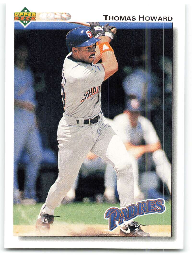1992 Upper Deck #416 Thomas Howard  San Diego Padres  Image 1