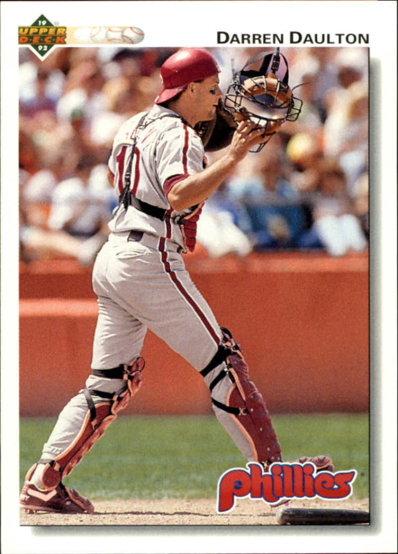 1992 Upper Deck #429 Darren Daulton  Philadelphia Phillies  Image 1