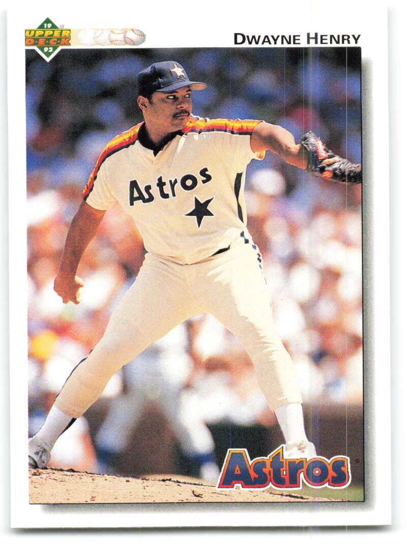 1992 Upper Deck #430 Dwayne Henry  Houston Astros  Image 1