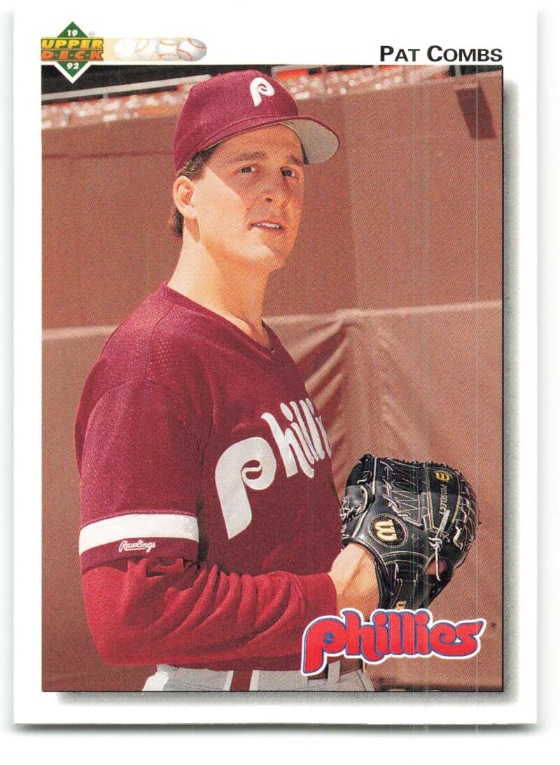 1992 Upper Deck #442 Pat Combs  Philadelphia Phillies  Image 1