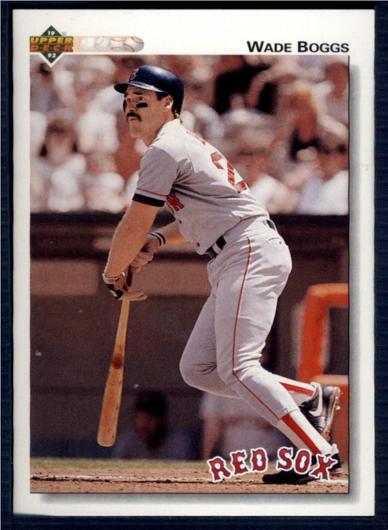 1992 Upper Deck #443 Wade Boggs  Boston Red Sox  Image 1