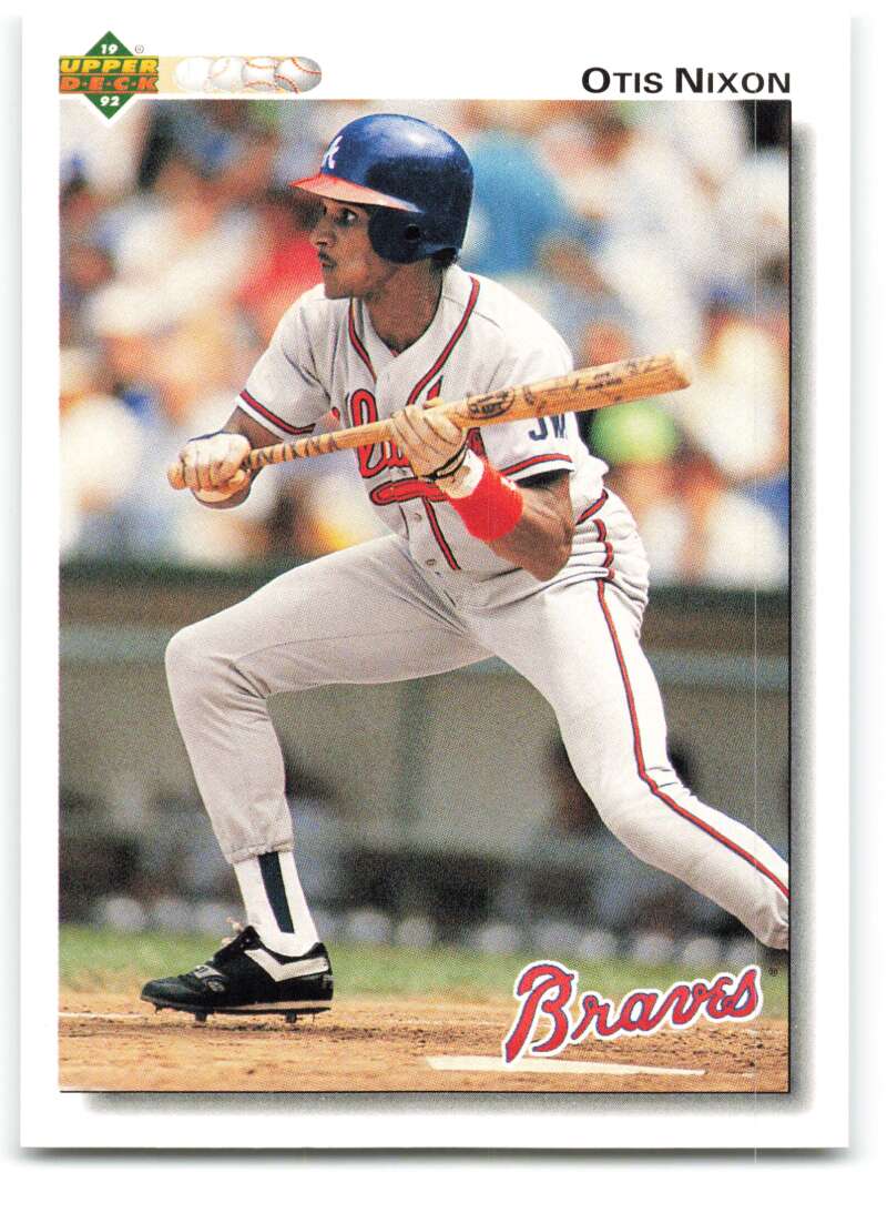 1992 Upper Deck #451 Otis Nixon  Atlanta Braves  Image 1