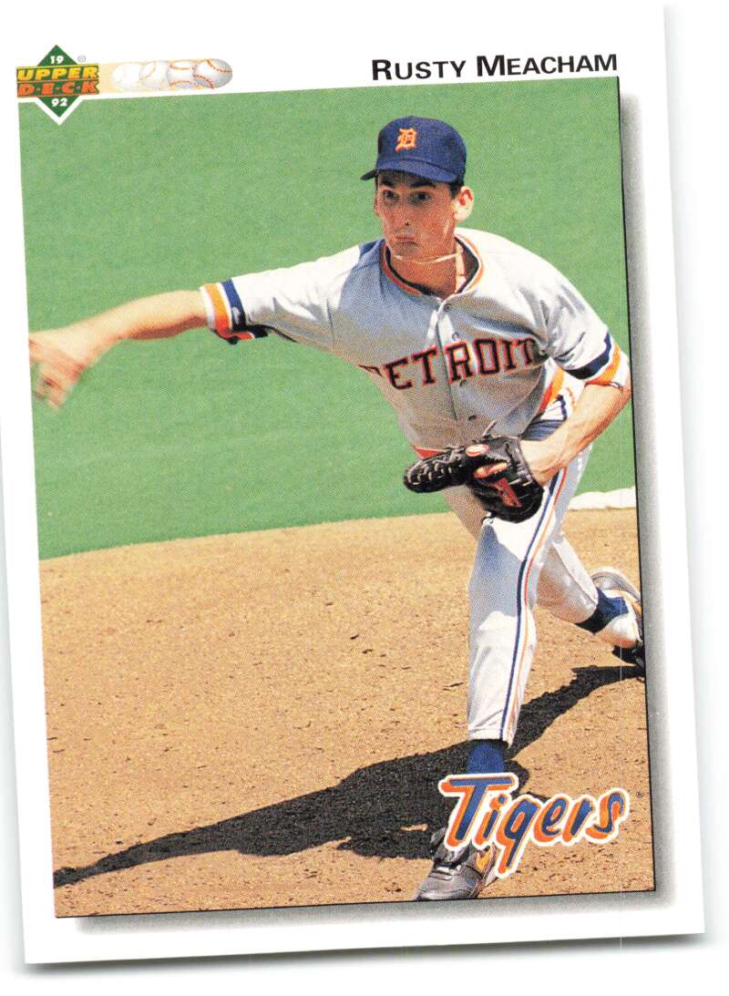 1992 Upper Deck #453 Rusty Meacham  Detroit Tigers  Image 1