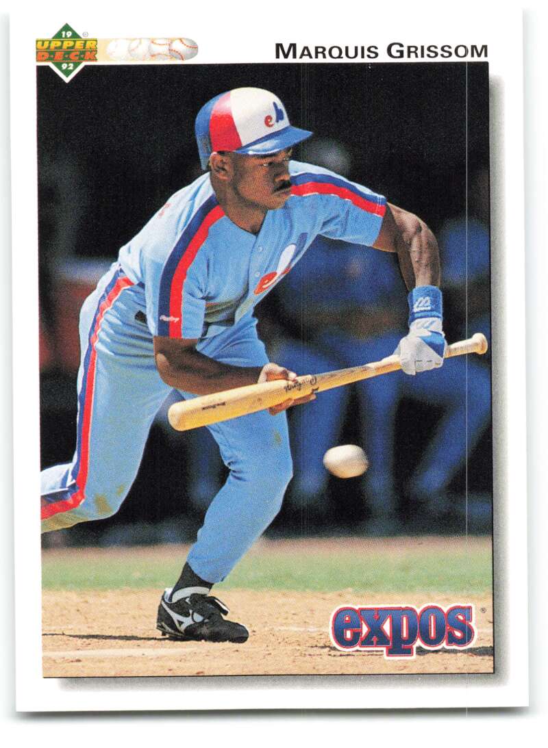 1992 Upper Deck #455 Marquis Grissom  Montreal Expos  Image 1